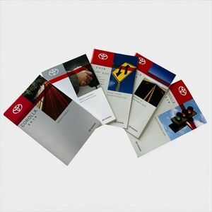 Toyota Corolla 2019 Owner’s Manual & Guide Set (Complete 5 Booklets)